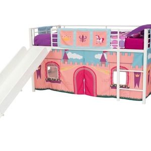 Princess castle curtains for bed